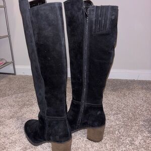 Lucky Brand Black Over the Knee Boots